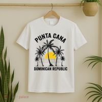 Punta Cana Beach Souvenir Rd Dominican Republic T-Shirt thumb 2