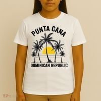 Punta Cana Beach Souvenir Rd Dominican Republic T-Shirt thumb 4