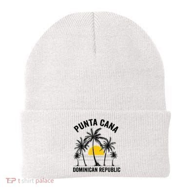 Punta Cana Beach Souvenir Rd Dominican Republic Beanie