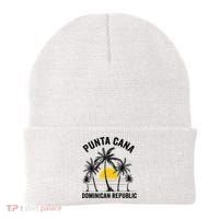 Punta Cana Beach Souvenir Rd Dominican Republic Beanie thumb 0