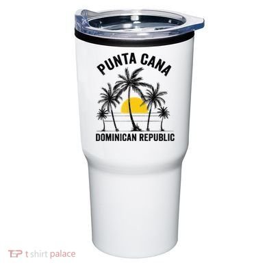 Punta Cana Beach Souvenir Rd Dominican Republic Tumbler