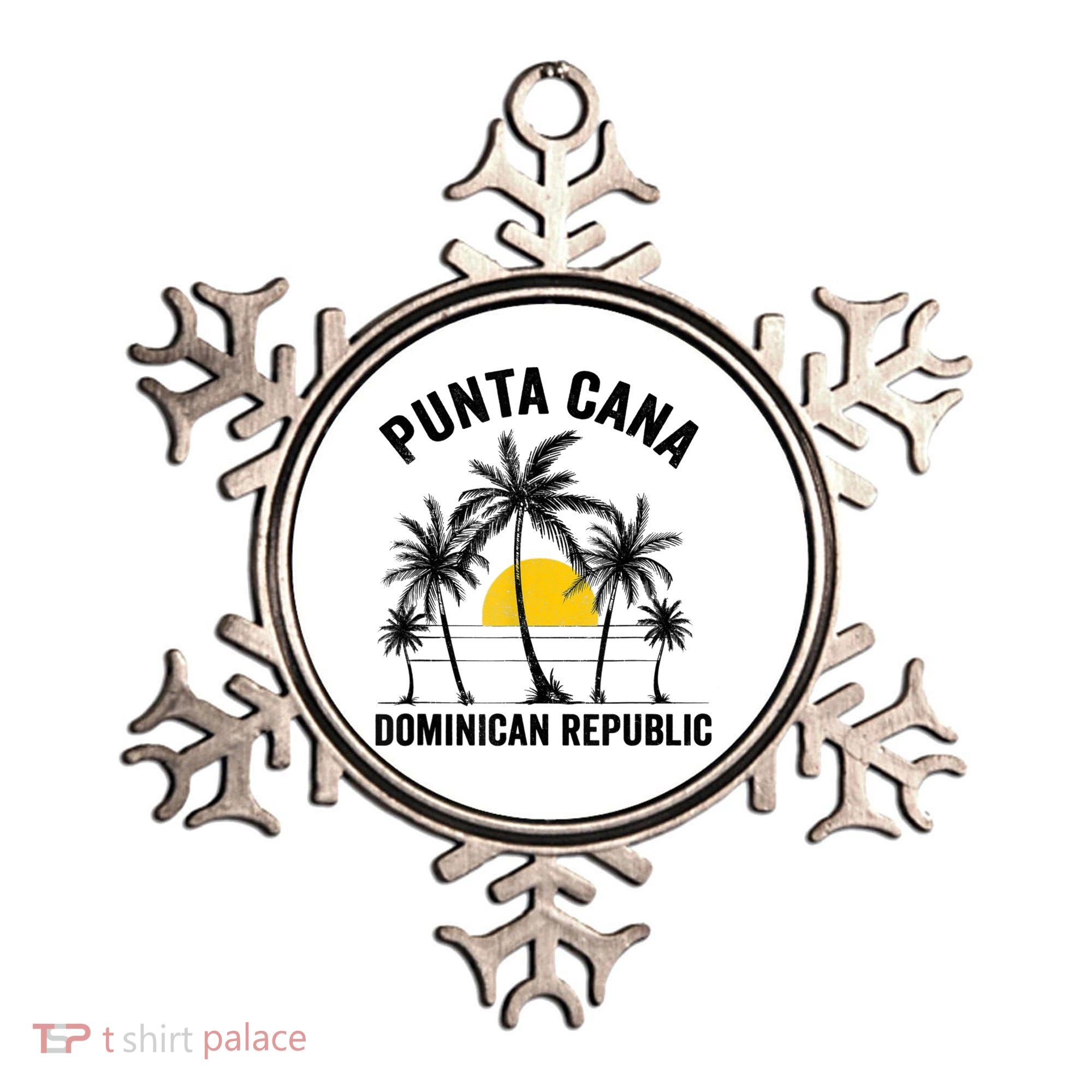 Punta Cana Beach Souvenir Rd Dominican Republic Ornament