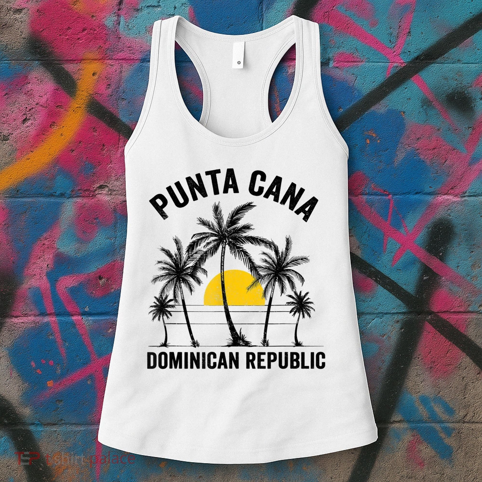 Punta Cana Beach Souvenir Rd Dominican Republic Women's Tank Top