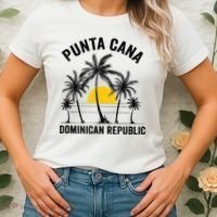 Punta Cana Beach Souvenir Rd Dominican Republic Women's T-Shirt thumb 2