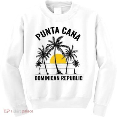 Punta Cana Beach Souvenir Rd Dominican Republic Kids Sweatshirt