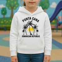 Punta Cana Beach Souvenir Rd Dominican Republic Kids Hoodie thumb 3