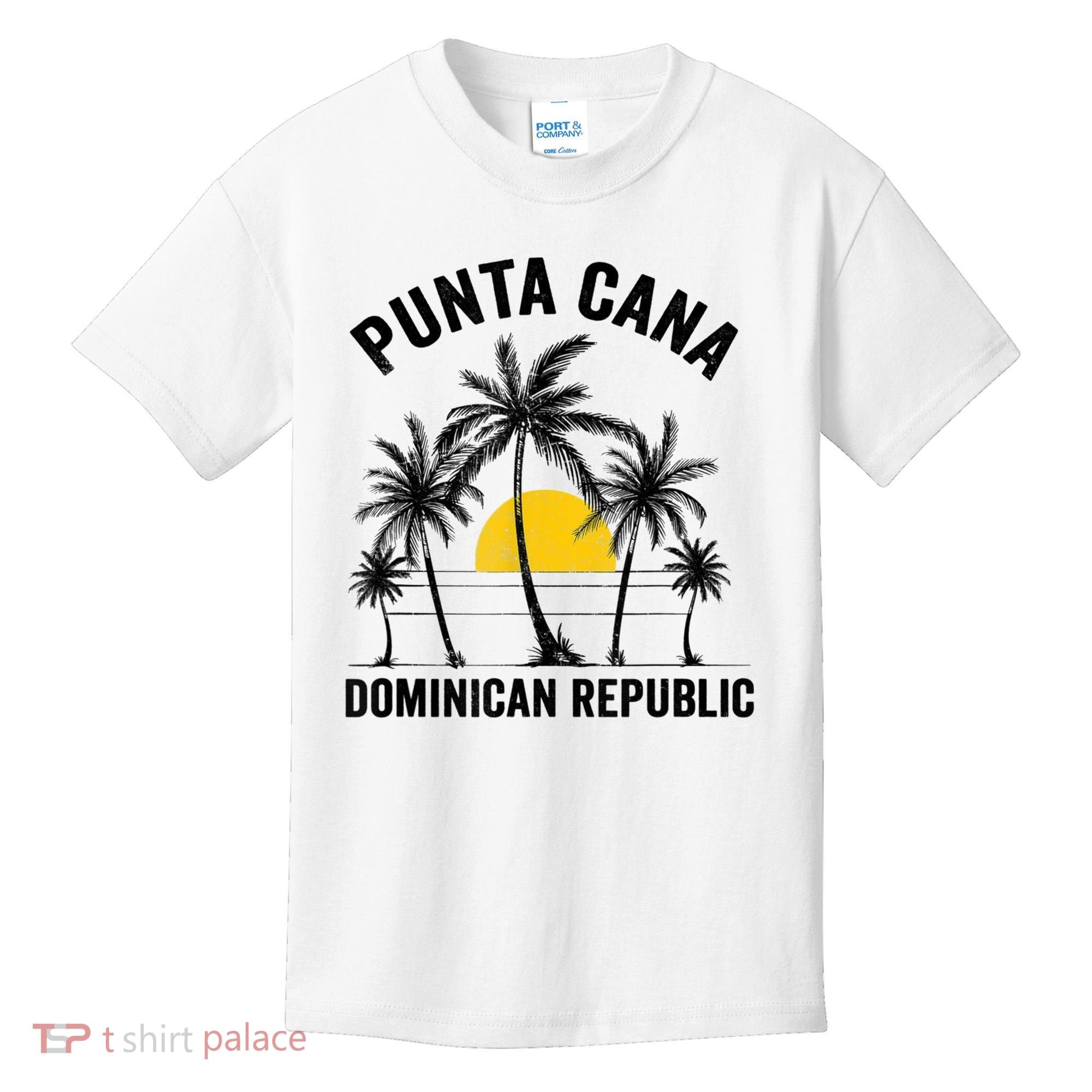 Punta Cana Beach Souvenir Rd Dominican Republic Kids T-Shirt