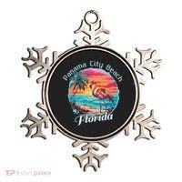 Panama City Beach Florida Beach Flamingo Tropical Souvenir Ornament thumb 0