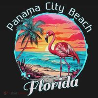 Panama City Beach Florida Beach Flamingo Tropical Souvenir Women's Tank Top thumb 5