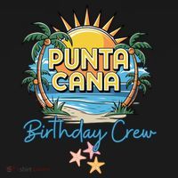 Punta Cana Birthday Crew Tropical Celebration Vibes Backpack thumb 2