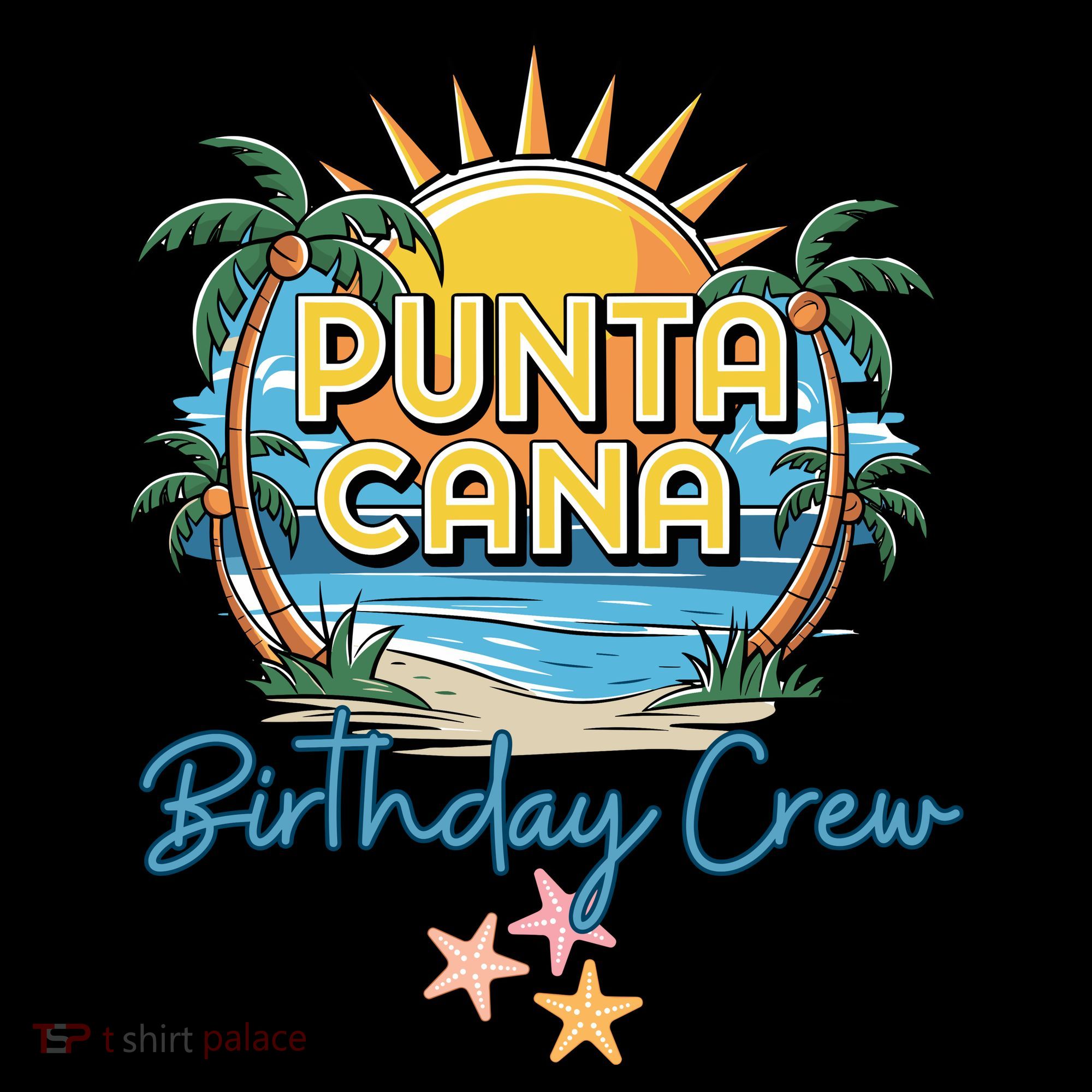 Punta Cana Birthday Crew Tropical Celebration Vibes Bucket Hat
