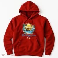 Punta Cana Birthday Crew Tropical Celebration Vibes Hoodie thumb 0