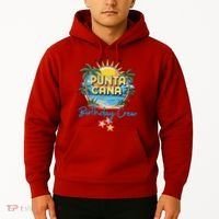 Punta Cana Birthday Crew Tropical Celebration Vibes Hoodie thumb 2
