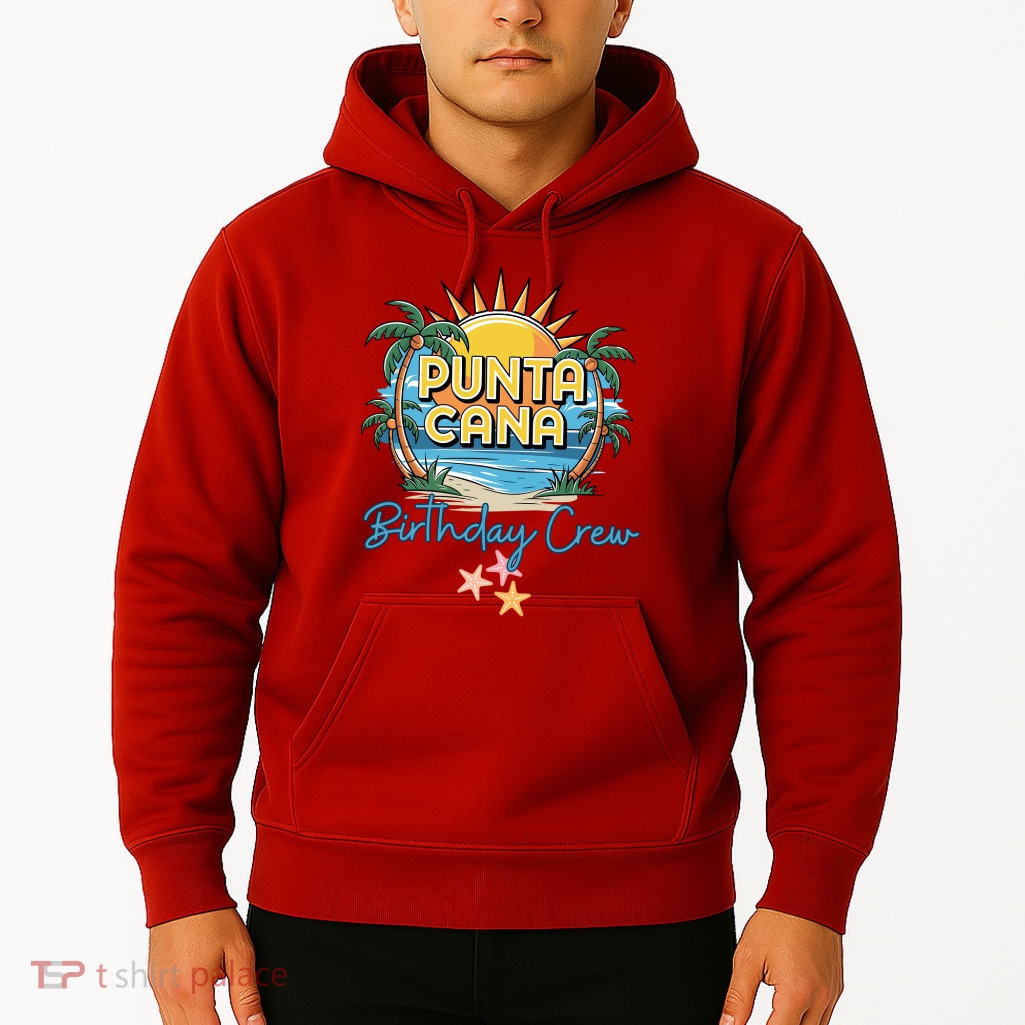 Punta Cana Birthday Crew Tropical Celebration Vibes Hoodie