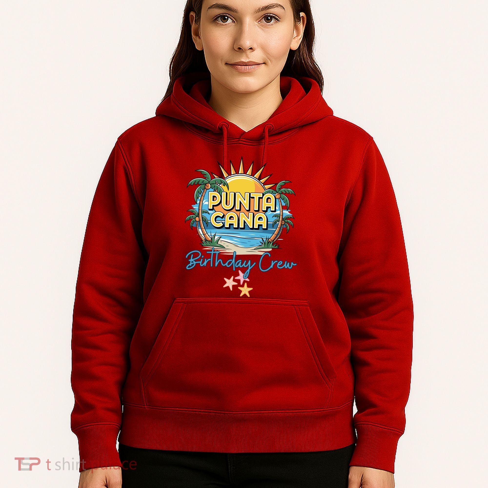 Punta Cana Birthday Crew Tropical Celebration Vibes Hoodie