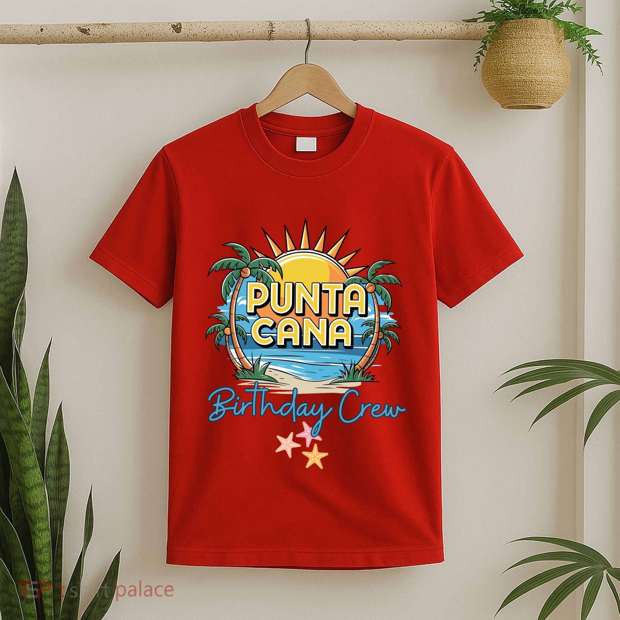 Punta Cana Birthday Crew Tropical Celebration Vibes T-Shirt