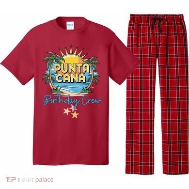 Punta Cana Birthday Crew Tropical Celebration Vibes Pajama Set