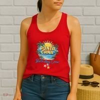 Punta Cana Birthday Crew Tropical Celebration Vibes Women's Tank Top thumb 2