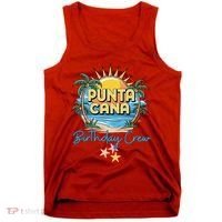 Punta Cana Birthday Crew Tropical Celebration Vibes Tank Top thumb 0