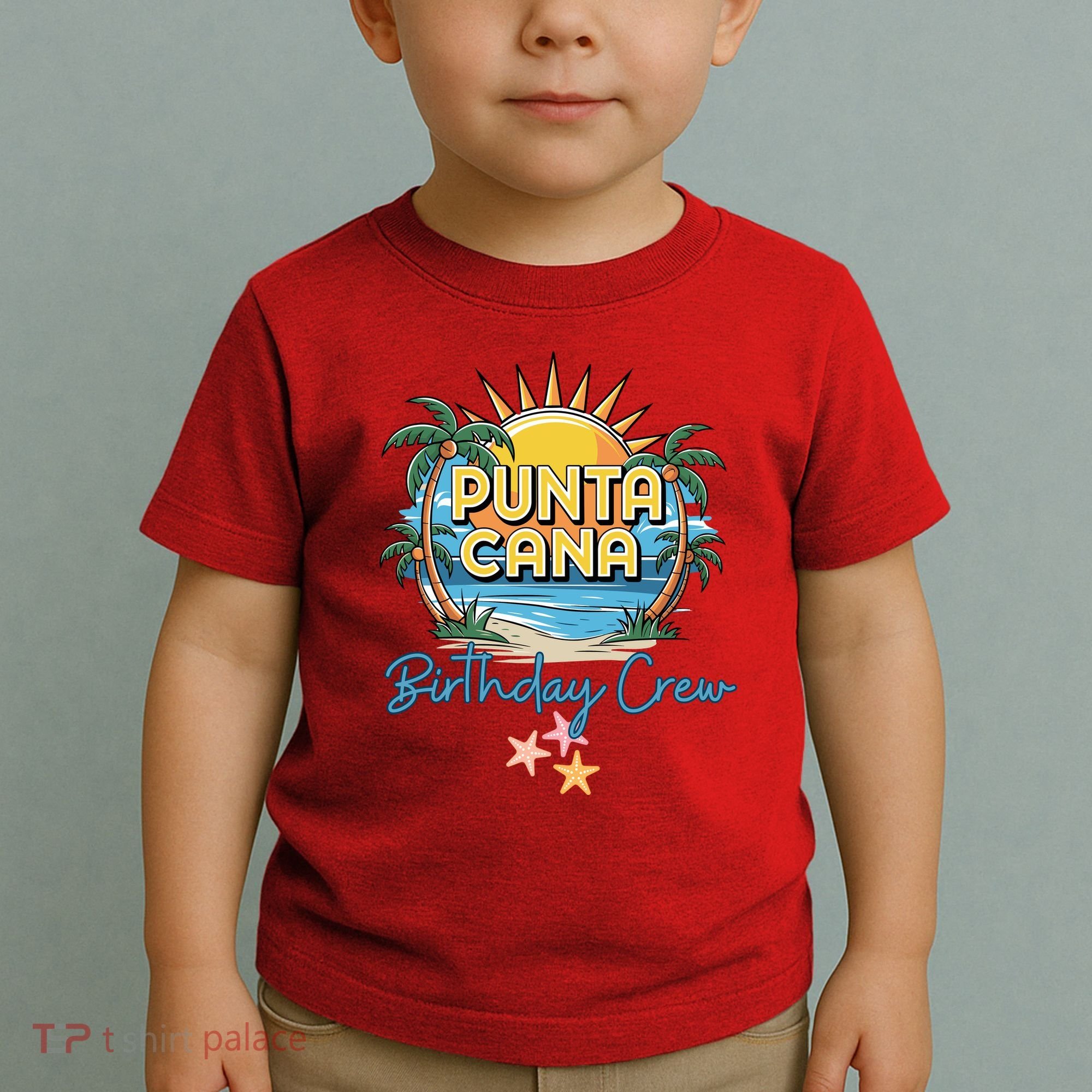 Punta Cana Birthday Crew Tropical Celebration Vibes Toddler T-Shirt