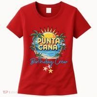 Punta Cana Birthday Crew Tropical Celebration Vibes Women's T-Shirt thumb 0