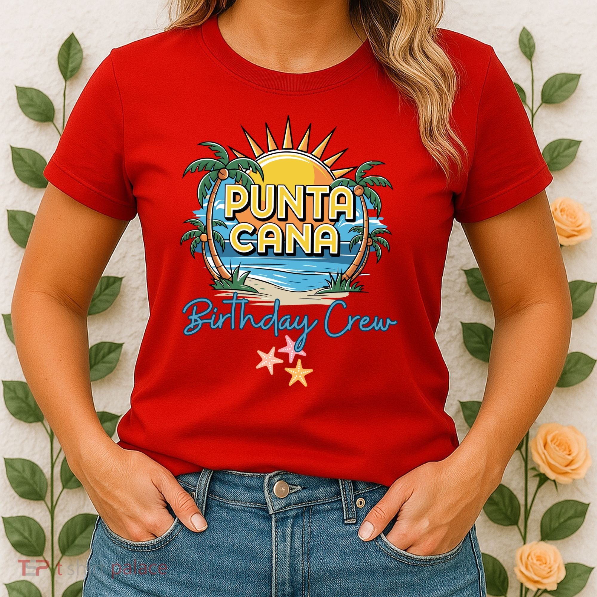 Punta Cana Birthday Crew Tropical Celebration Vibes Women's T-Shirt
