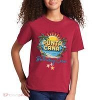 Punta Cana Birthday Crew Tropical Celebration Vibes Kids T-Shirt thumb 2