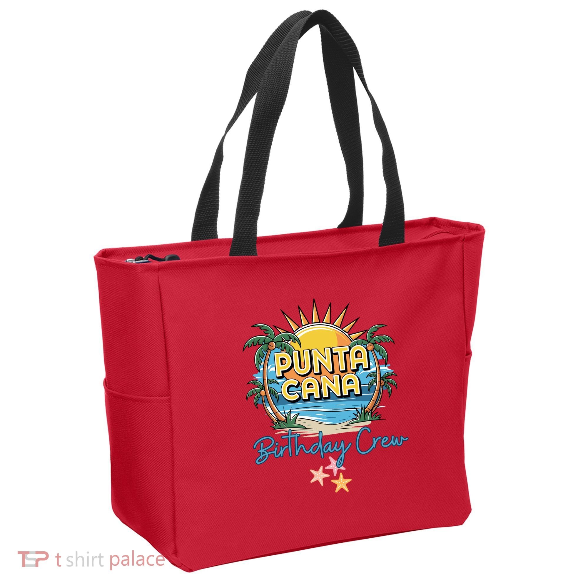 Punta Cana Birthday Crew Tropical Celebration Vibes Tote Bag