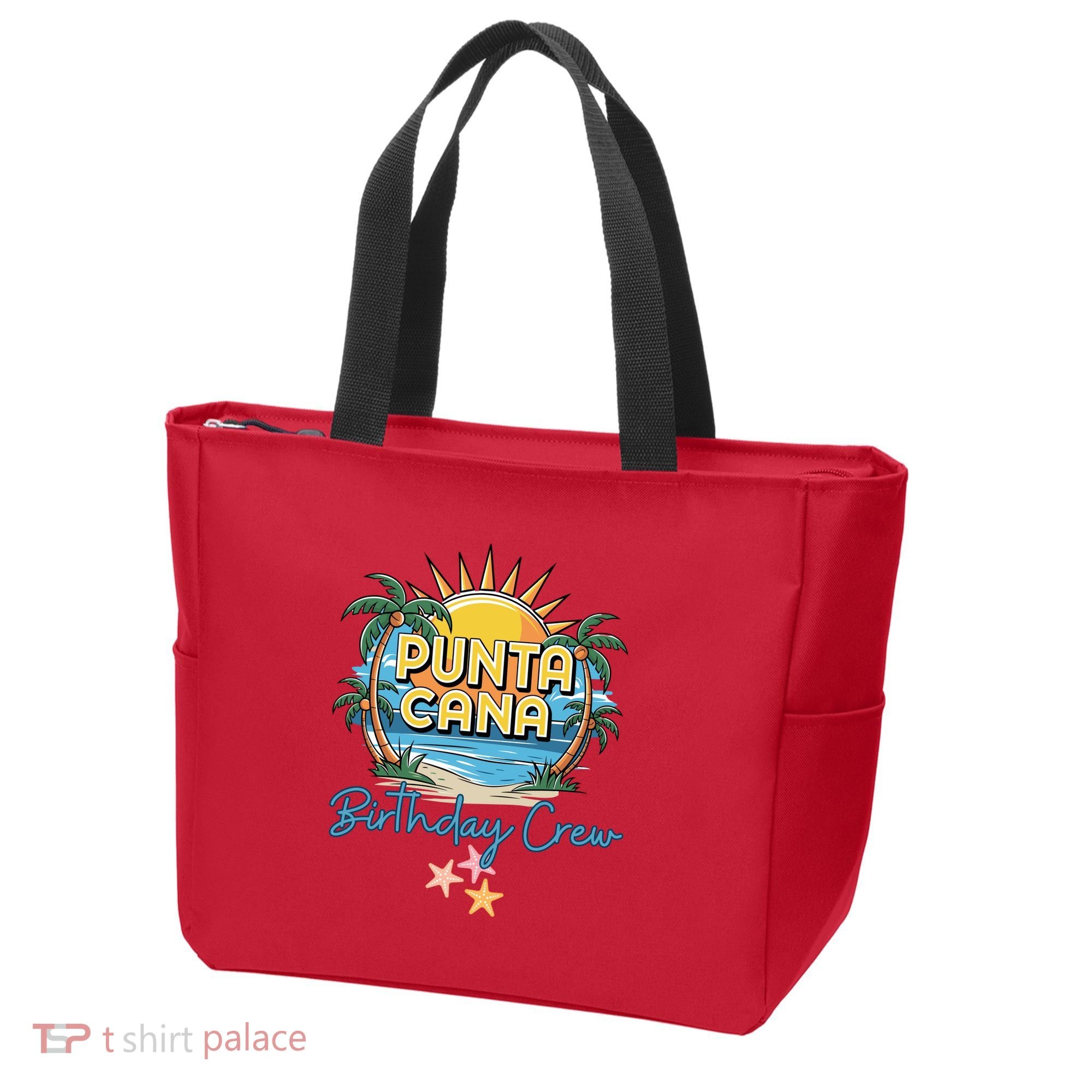 Punta Cana Birthday Crew Tropical Celebration Vibes Tote Bag