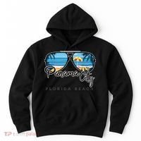 Panama City Beach Florida Palm Tree Sunglasses Souvenir Hoodie thumb 0