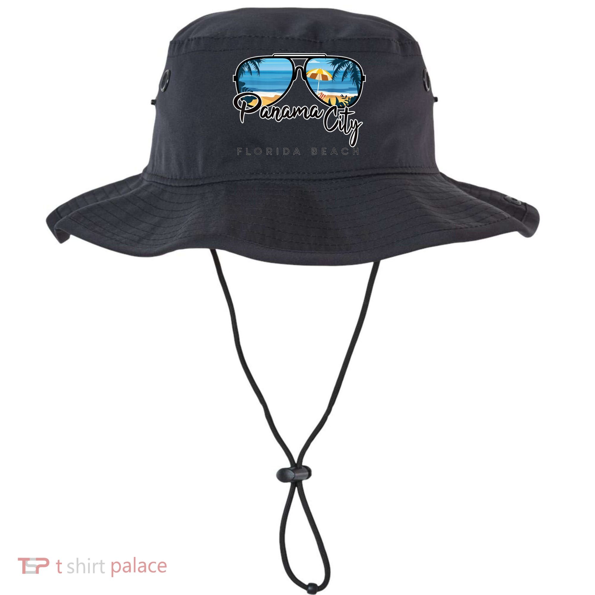 Panama City Beach Florida Palm Tree Sunglasses Souvenir Bucket Hat