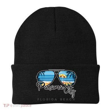 Panama City Beach Florida Palm Tree Sunglasses Souvenir Beanie
