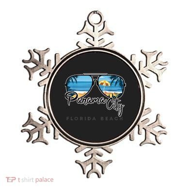 Panama City Beach Florida Palm Tree Sunglasses Souvenir Ornament