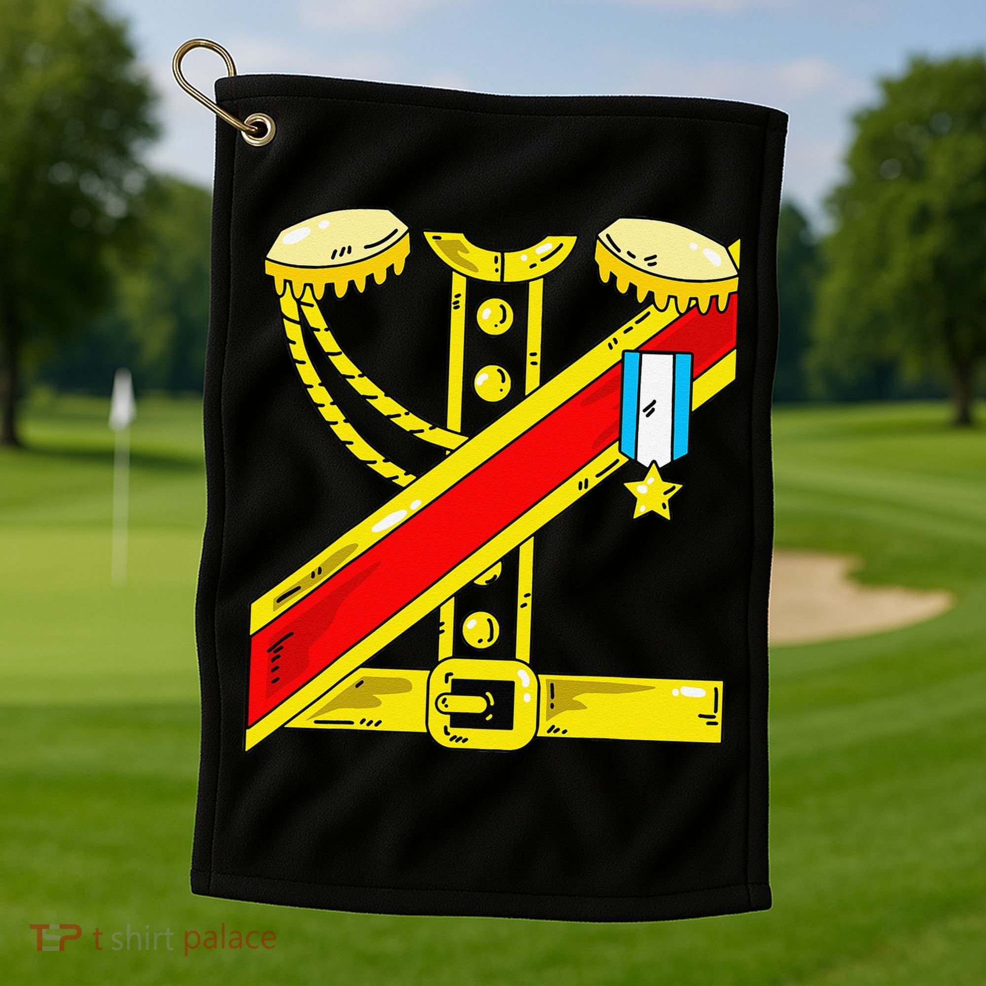 Prince Charming Costume Funny Halloween Gift Golf Towel