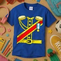 Prince Charming Costume Funny Halloween Gift Kids T-Shirt thumb 3