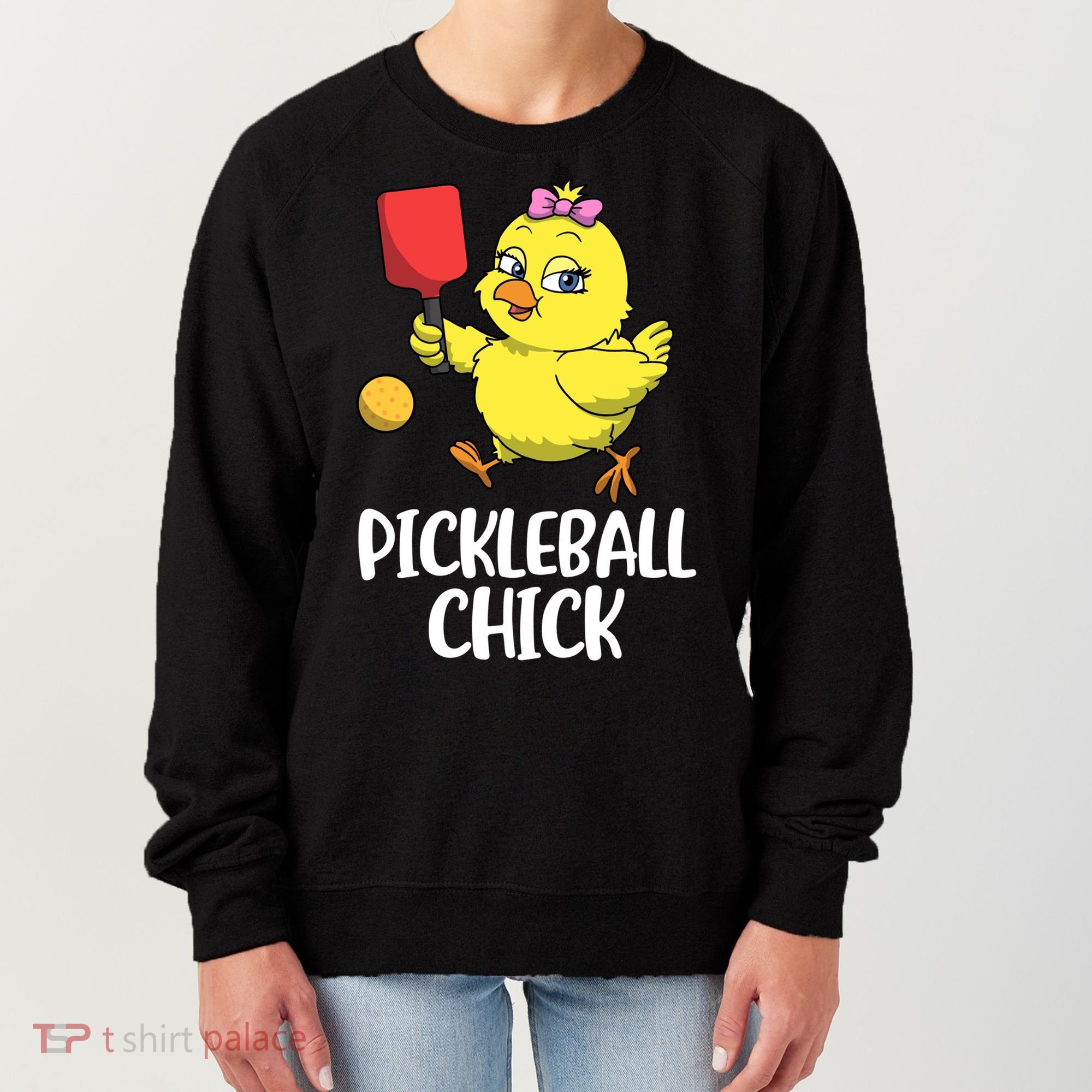 Pickleball Chick Cute Gift Women's Sweatshirt