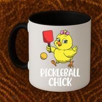 Pickleball Chick Cute Gift Coffee Mug thumb 2