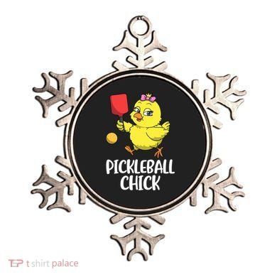Pickleball Chick Cute Gift Ornament