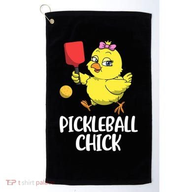 Pickleball Chick Cute Gift Golf Towel