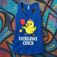 Pickleball Chick Cute Gift Women's Tank Top thumb 3