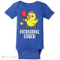 Pickleball Chick Cute Gift Baby Bodysuit thumb 0
