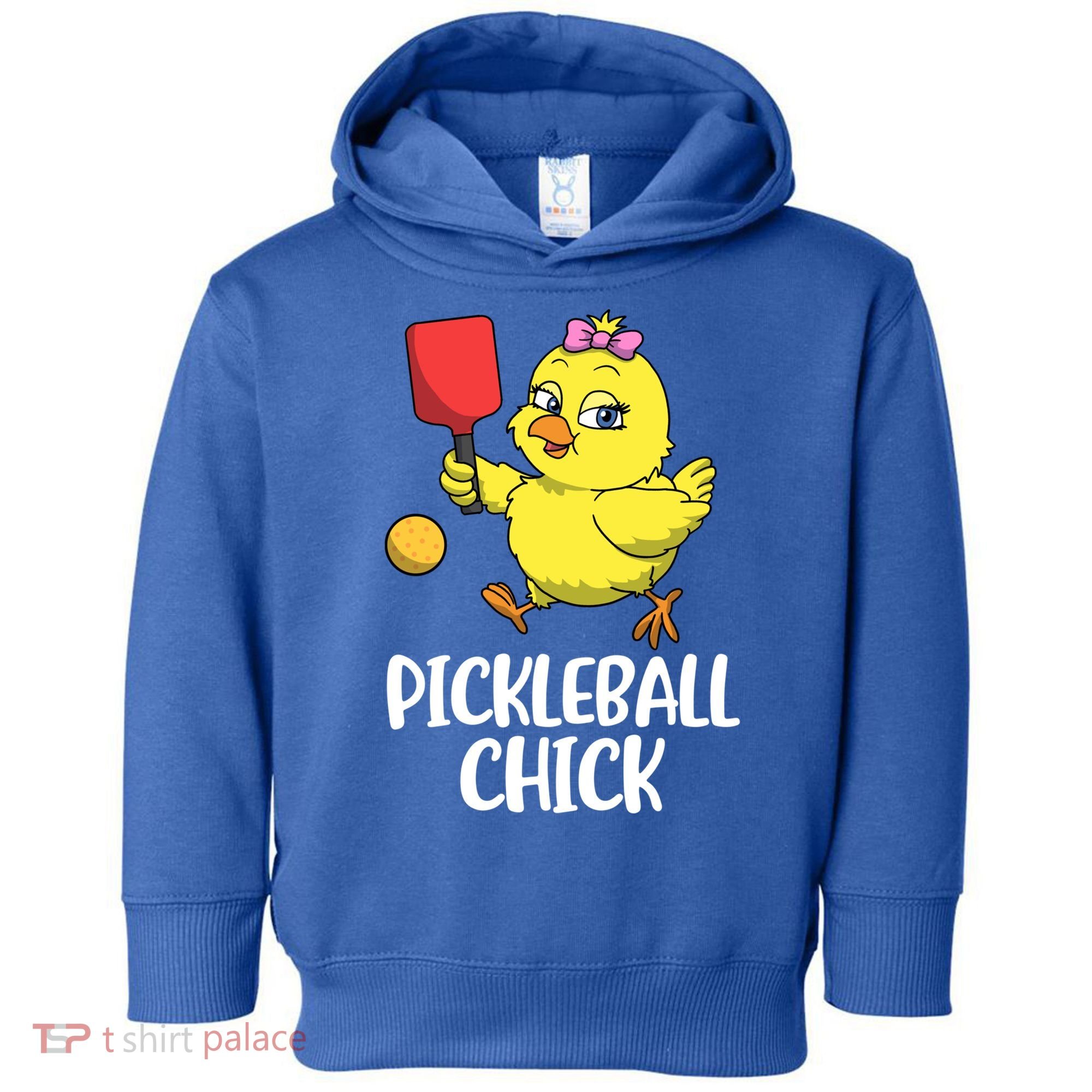 Pickleball Chick Cute Gift Toddler Hoodie