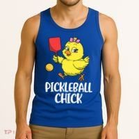 Pickleball Chick Cute Gift Tank Top thumb 3