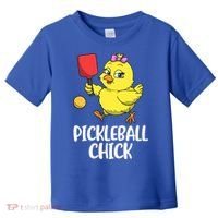 Pickleball Chick Cute Gift Toddler T-Shirt thumb 0