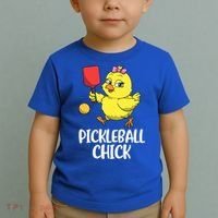 Pickleball Chick Cute Gift Toddler T-Shirt thumb 2