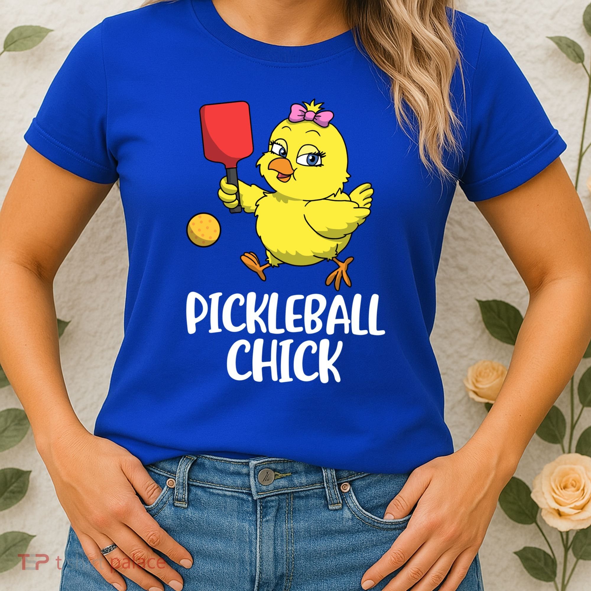 Pickleball Chick Cute Gift Women's T-Shirt