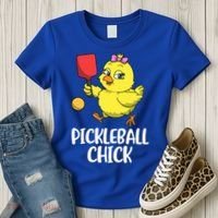 Pickleball Chick Cute Gift Women's T-Shirt thumb 3