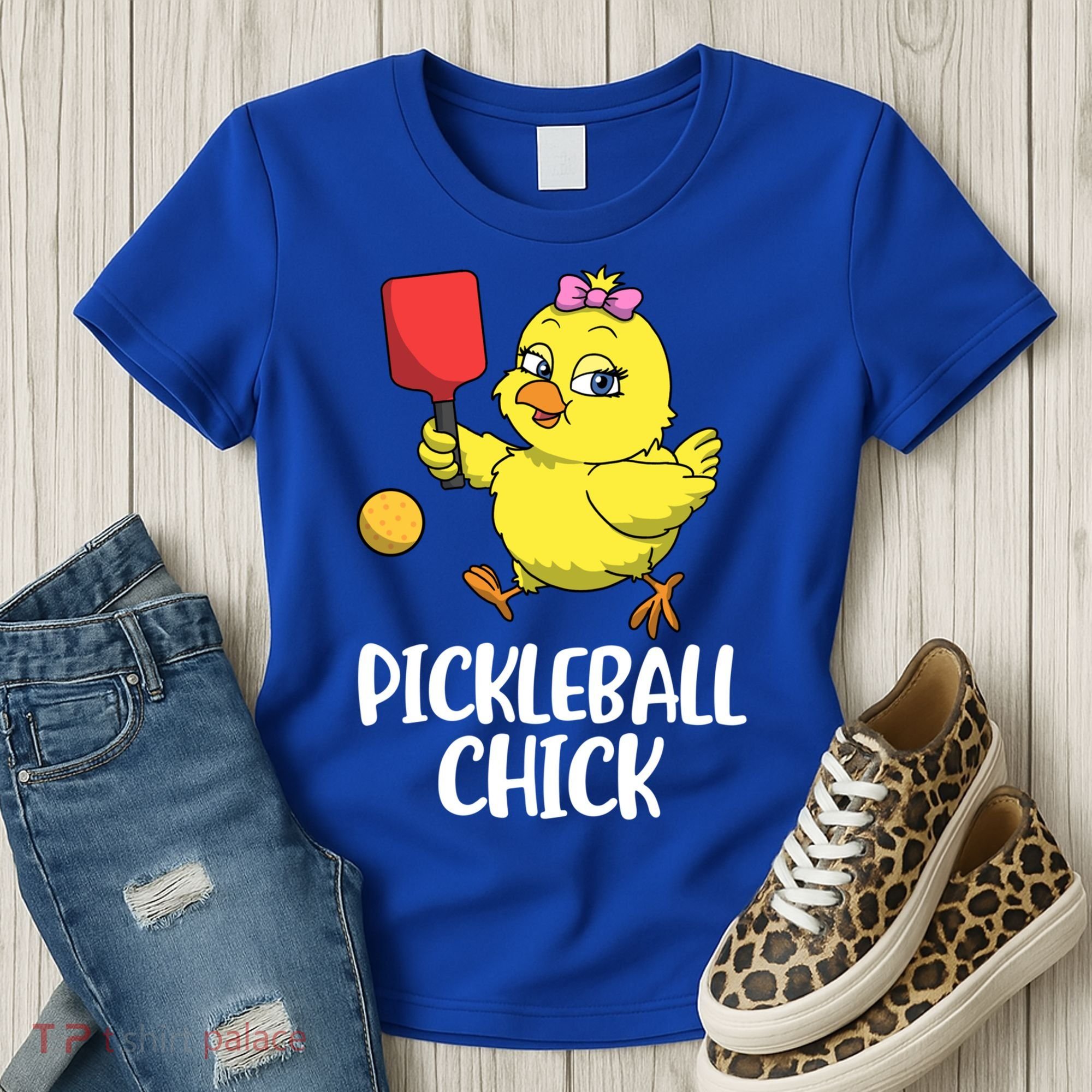 Pickleball Chick Cute Gift Women's T-Shirt