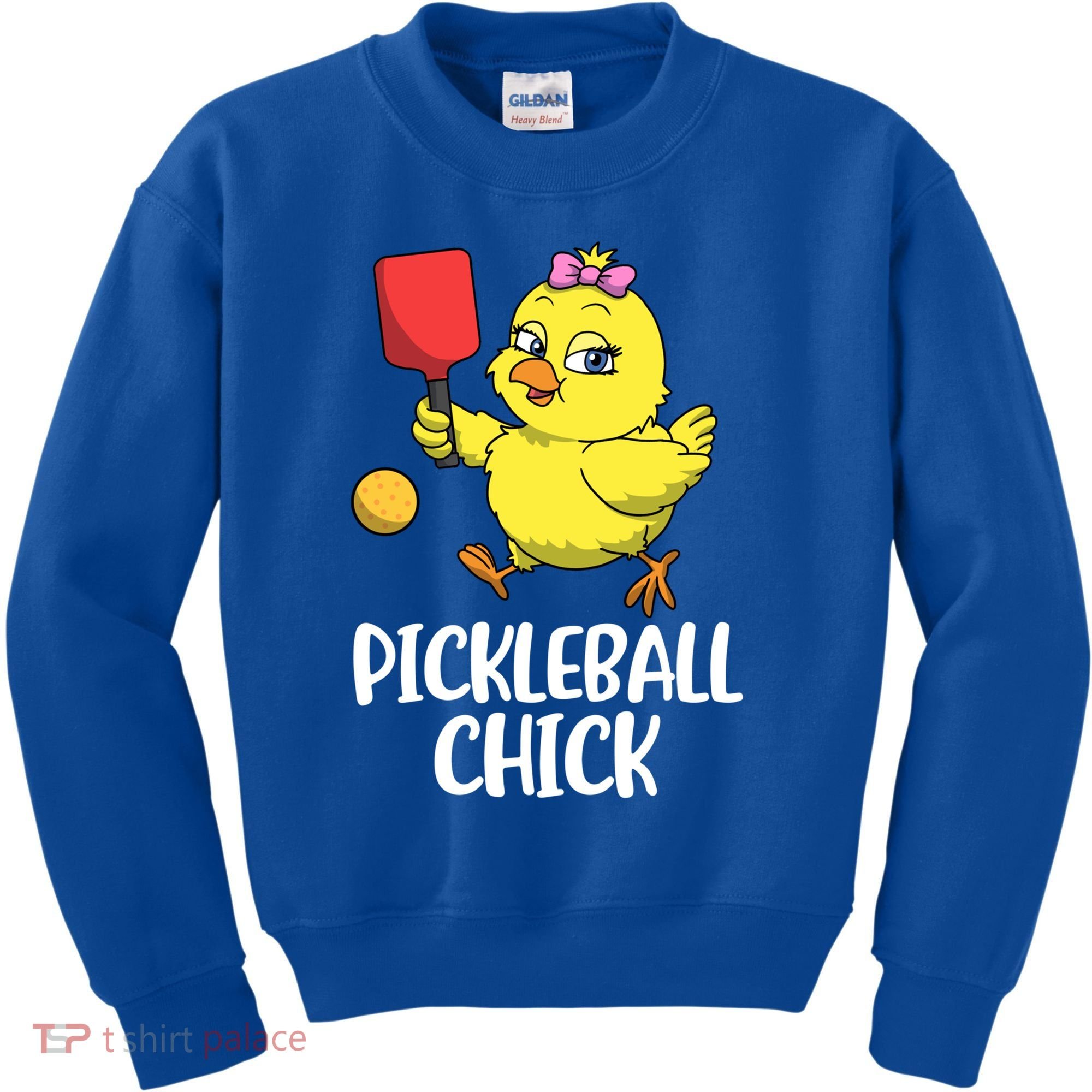 Pickleball Chick Cute Gift Kids Sweatshirt