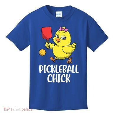 Pickleball Chick Cute Gift Kids T-Shirt